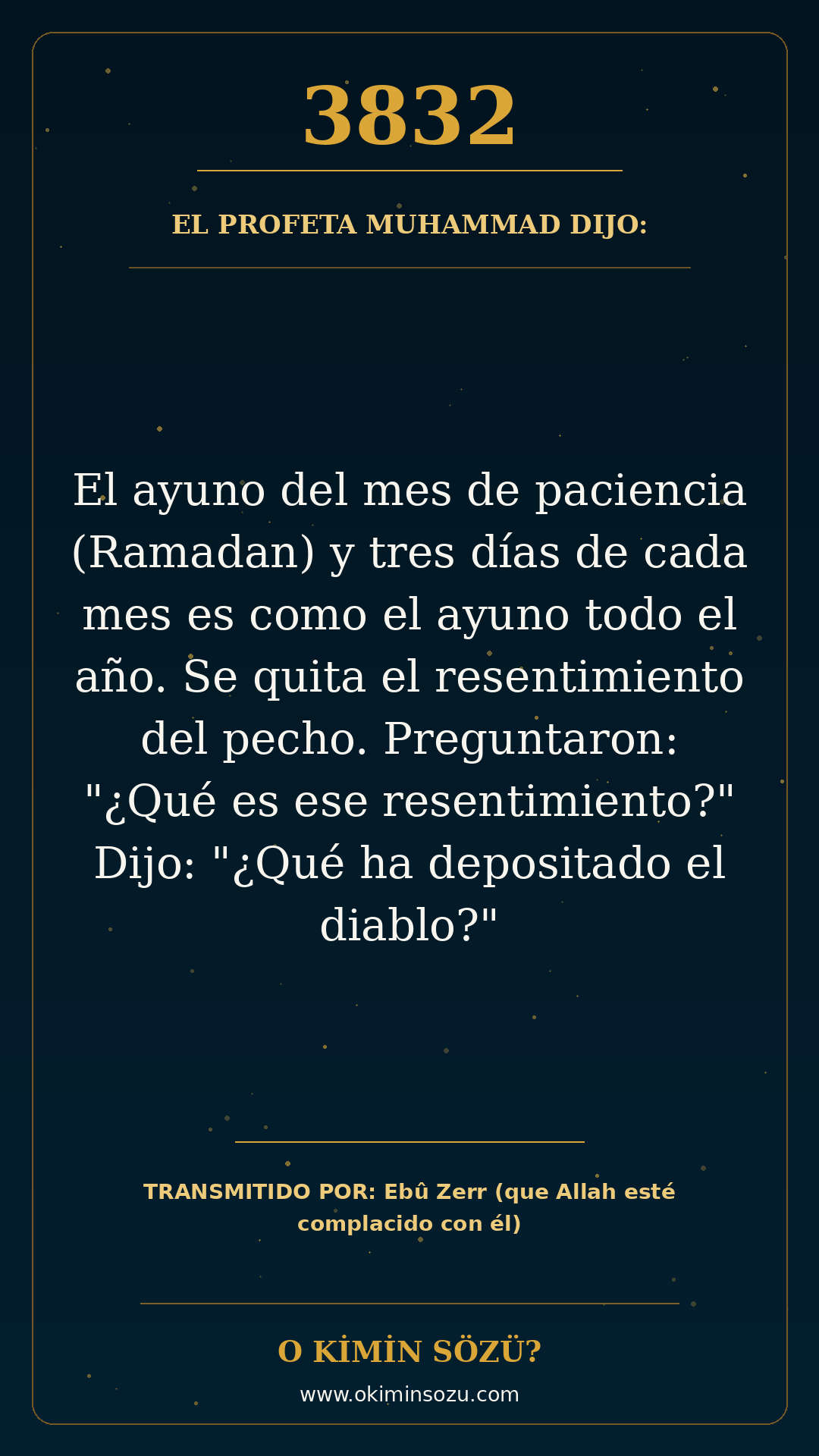 hadis 3832 es