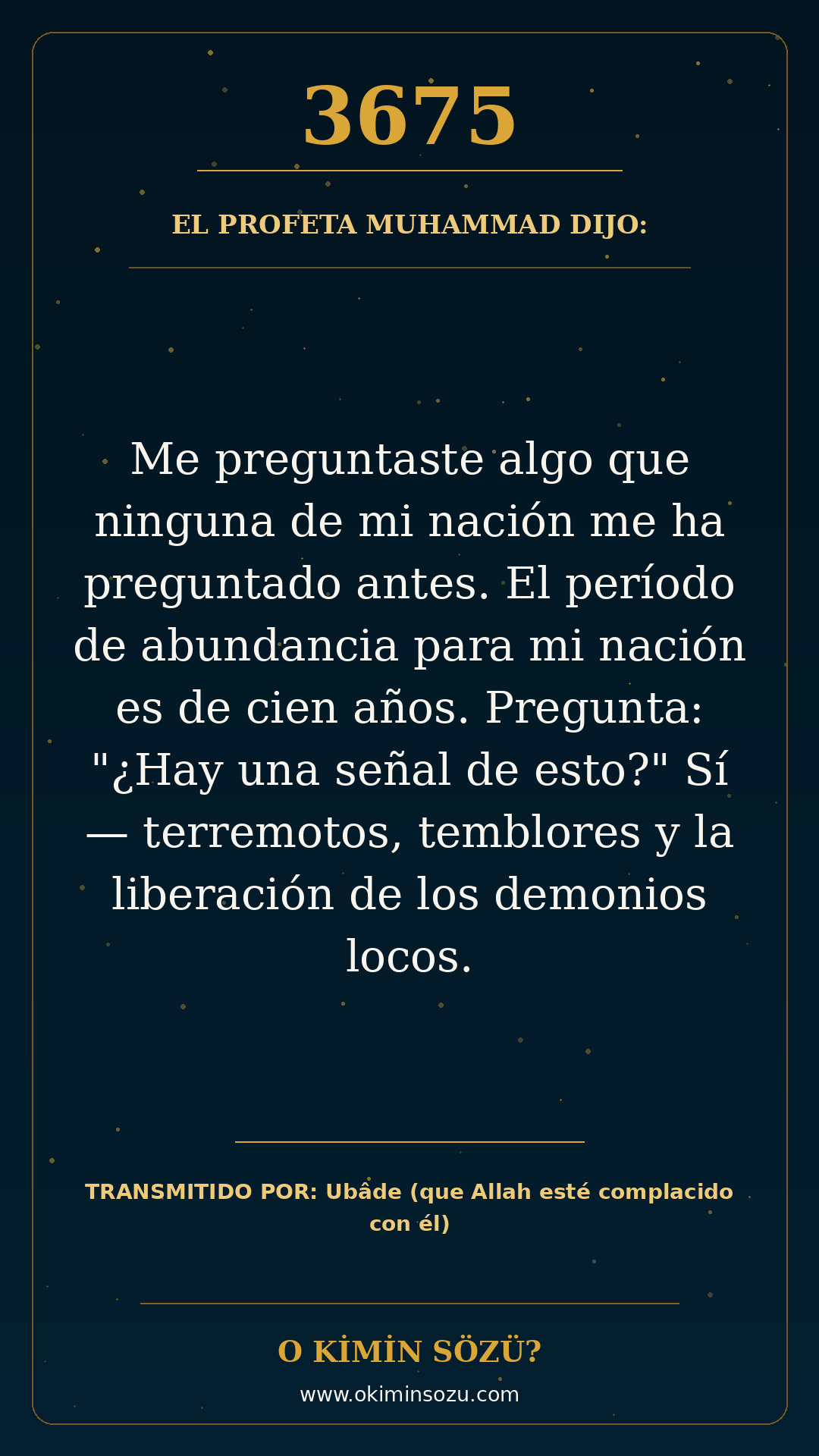 hadis 3675 es