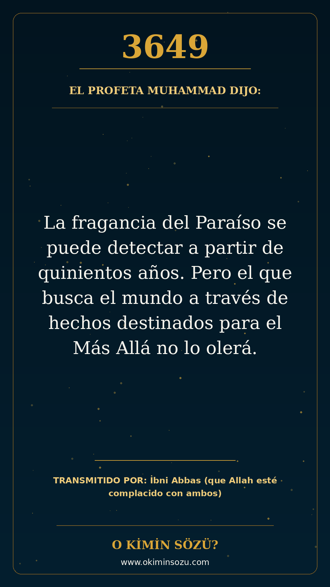 hadis 3649 es