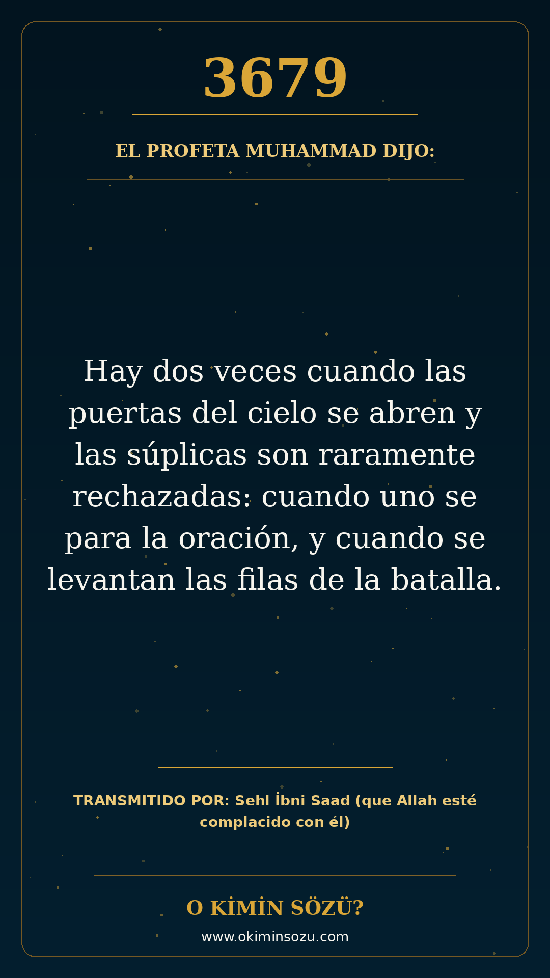 hadis 3679 es