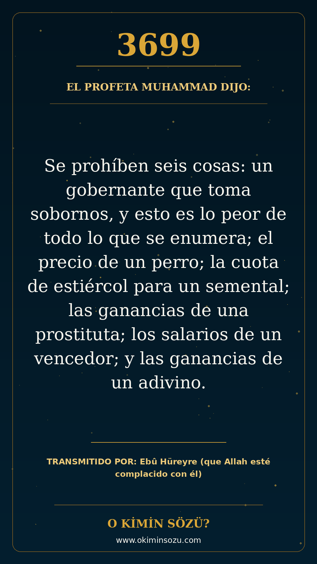hadis 3699 es