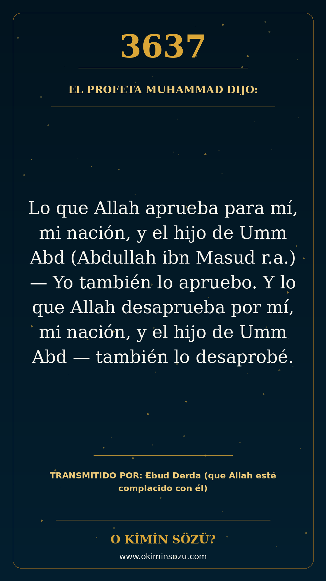 hadis 3637 es