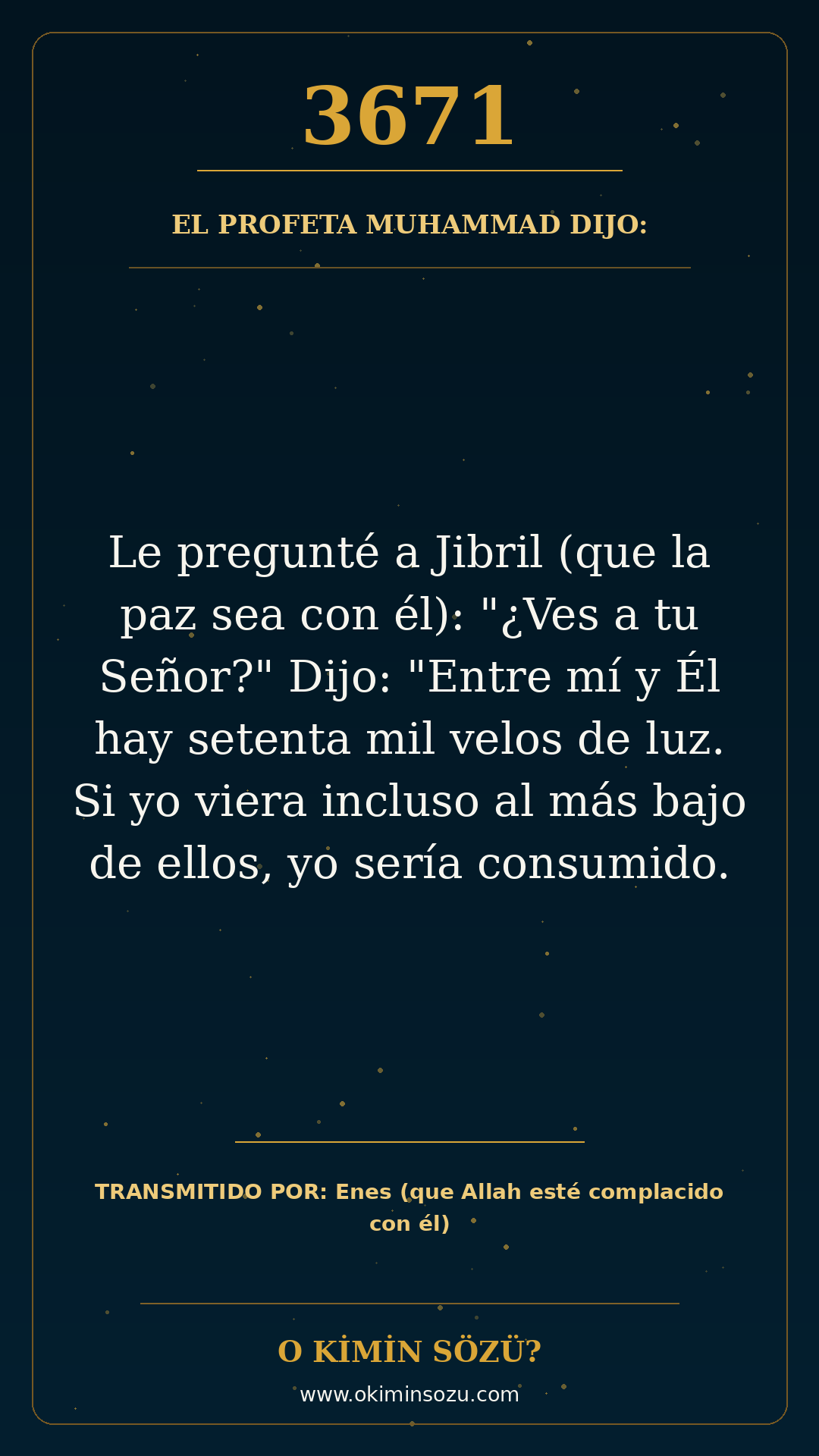 hadis 3671 es