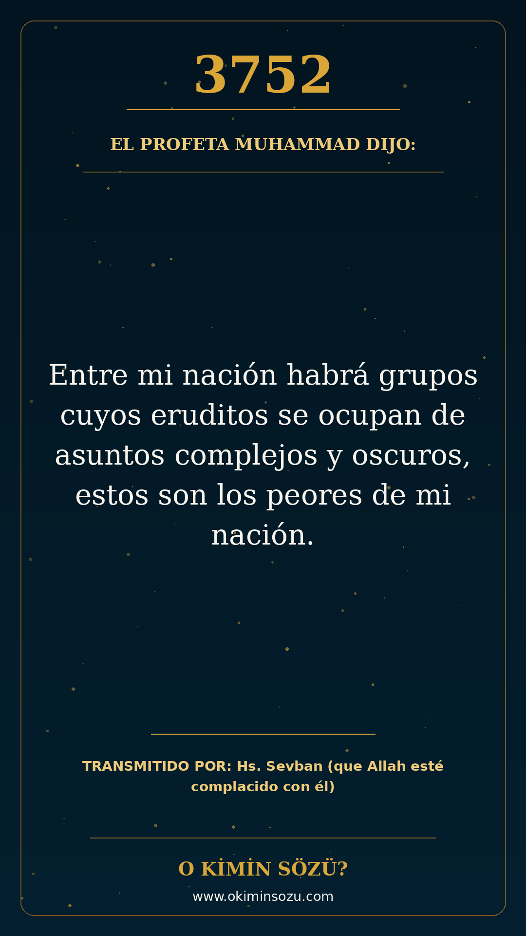 hadis 3752 es