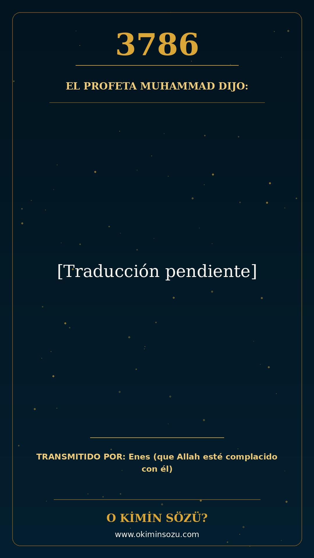 hadis 3786 es