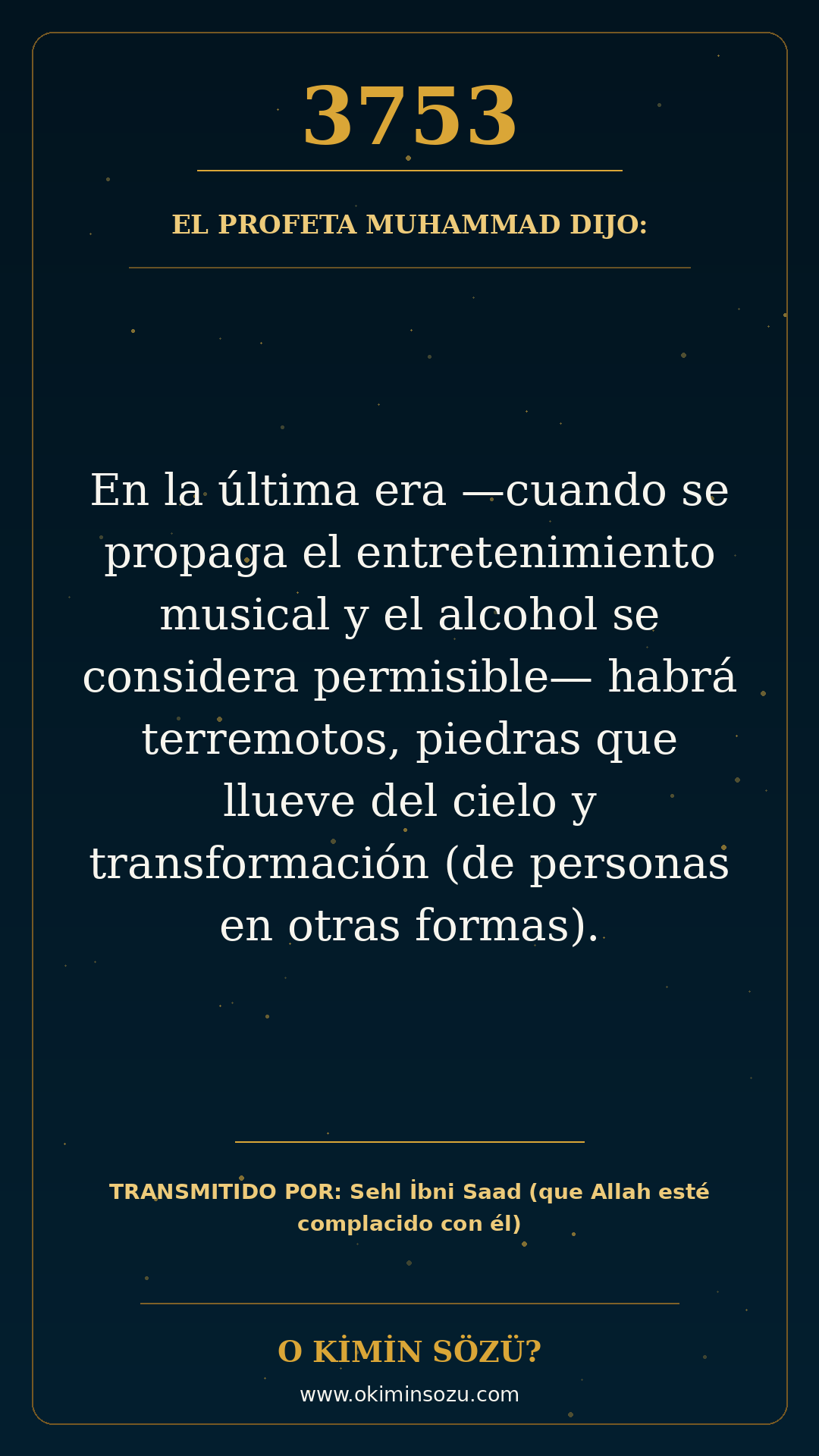 hadis 3753 es