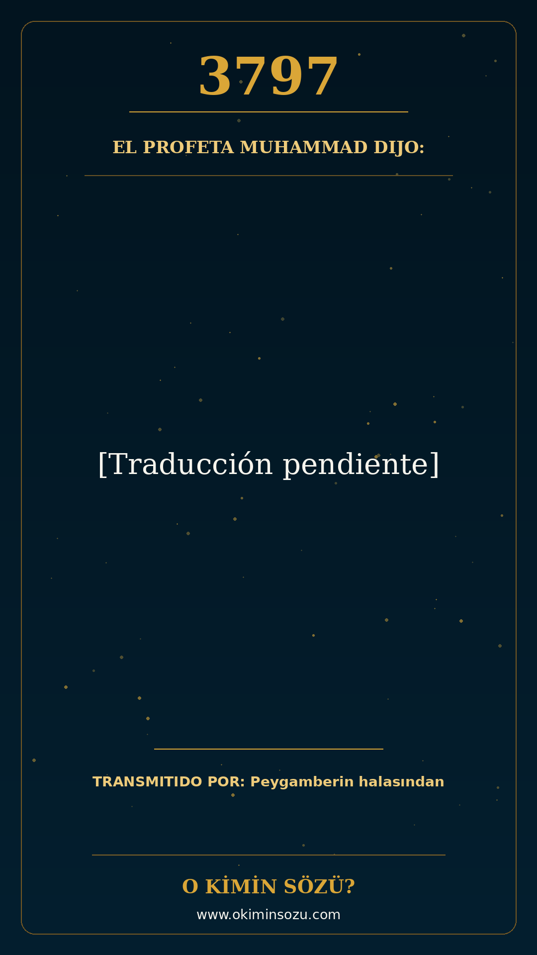 hadis 3797 es