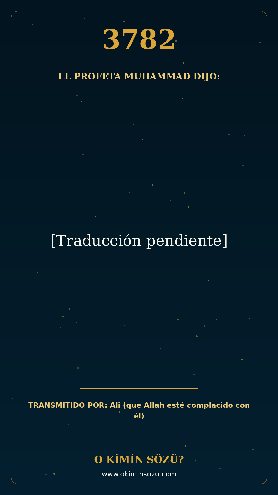 hadis 3782 es