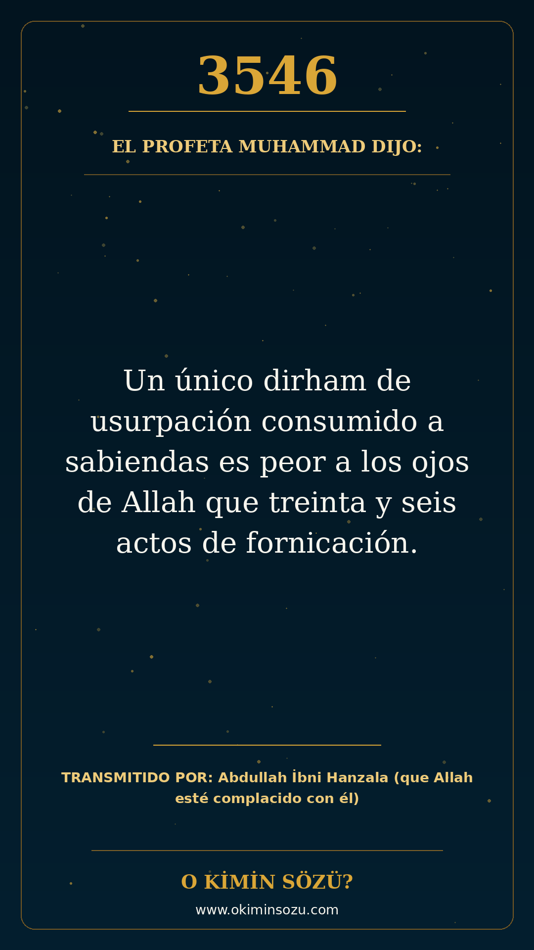 hadis 3546 es