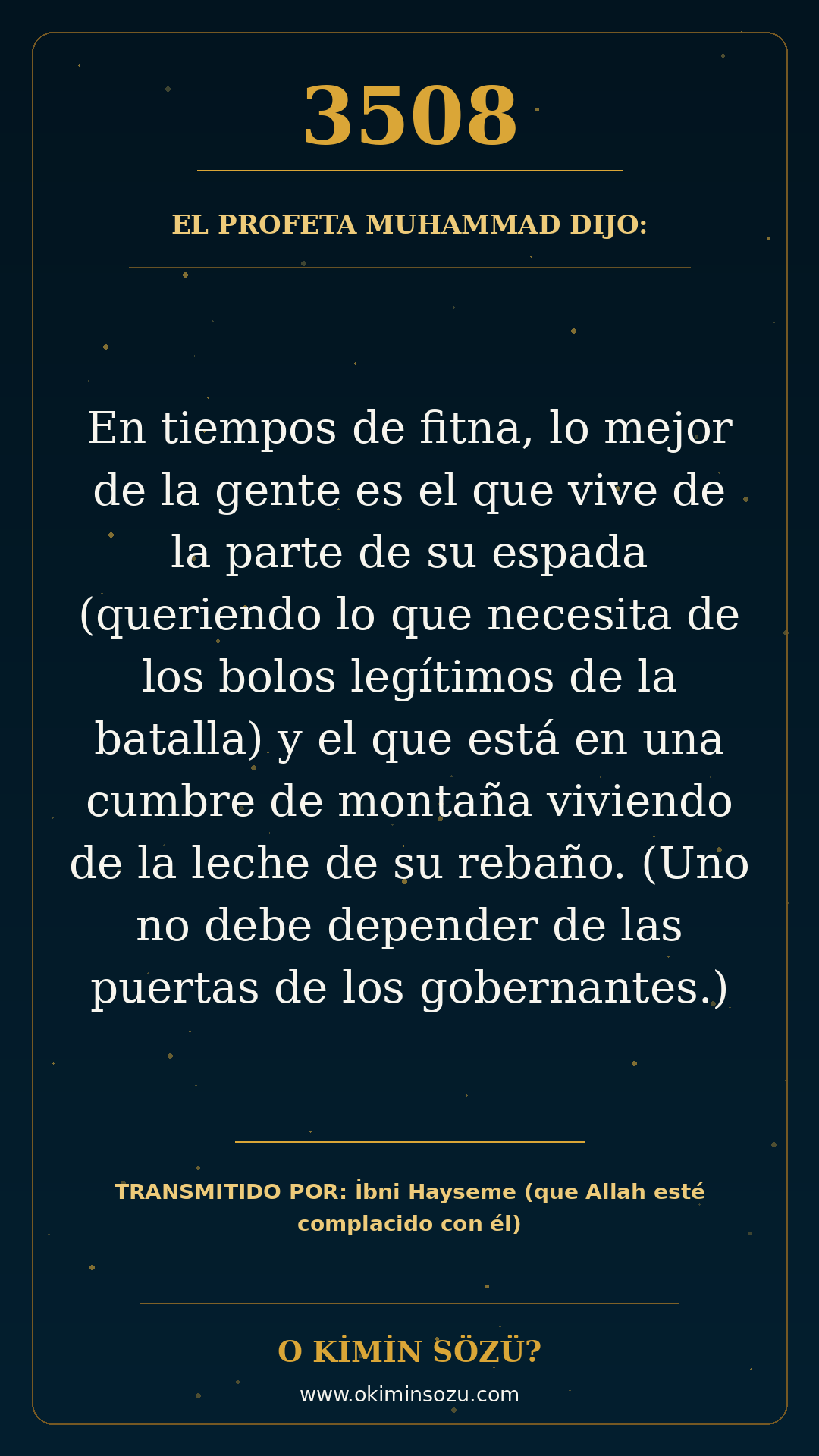hadis 3508 es