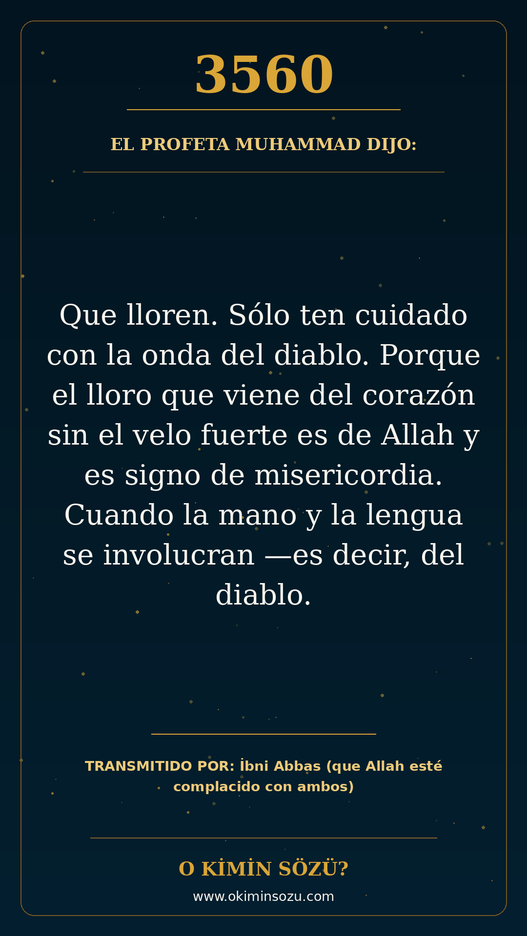 hadis 3560 es