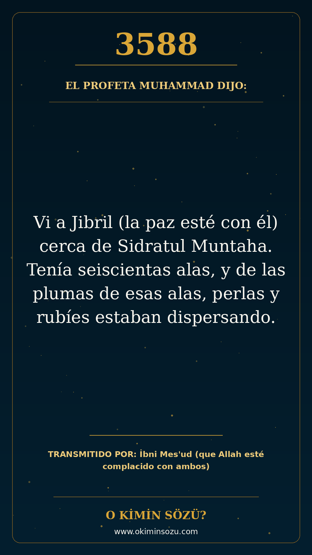 hadis 3588 es