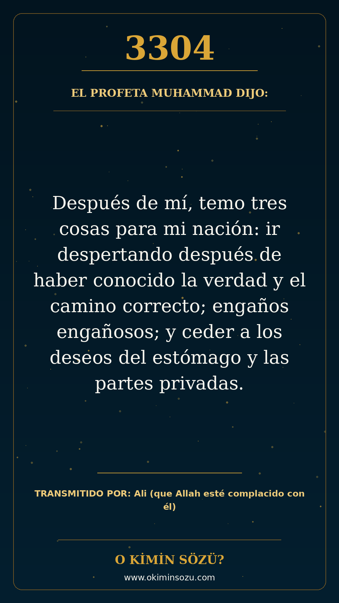 hadis 3304 es