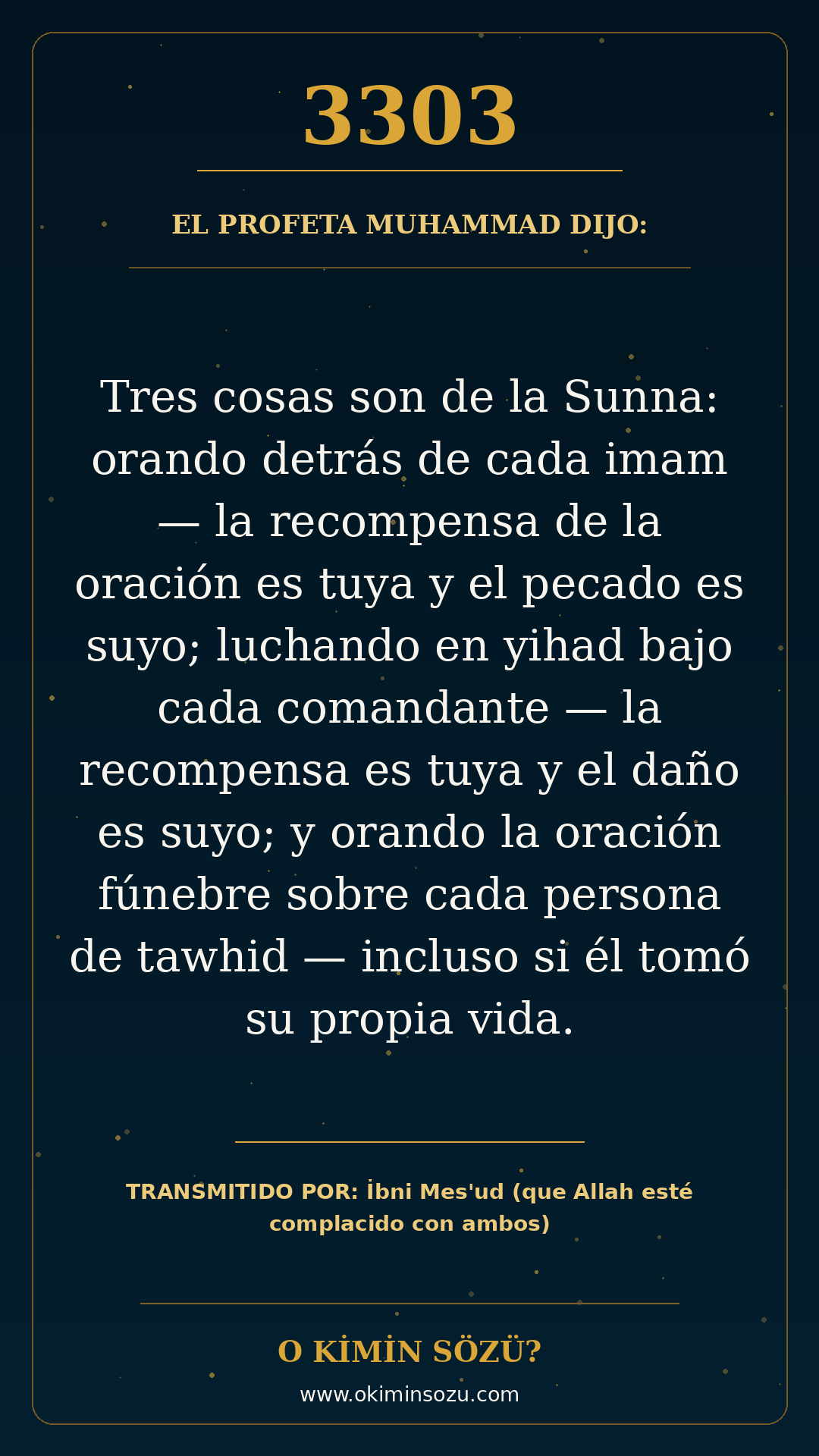 hadis 3303 es