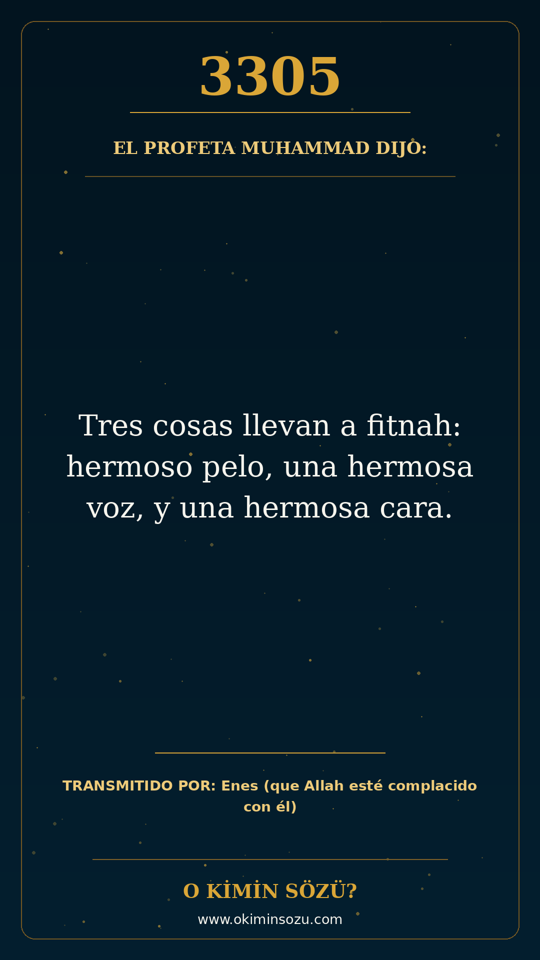 hadis 3305 es