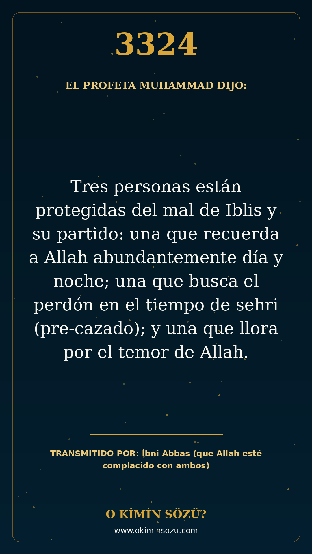 hadis 3324 es