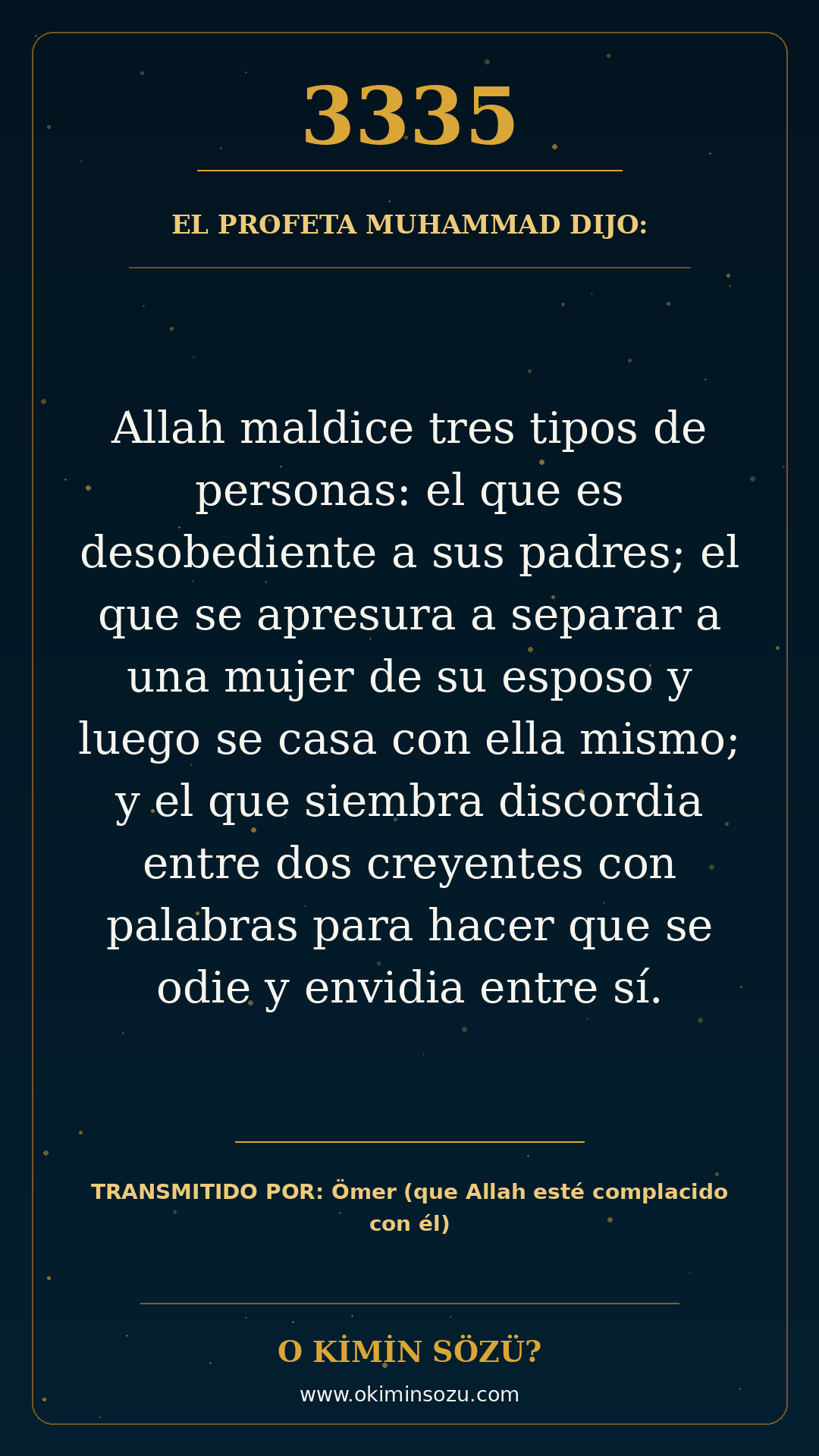 hadis 3335 es