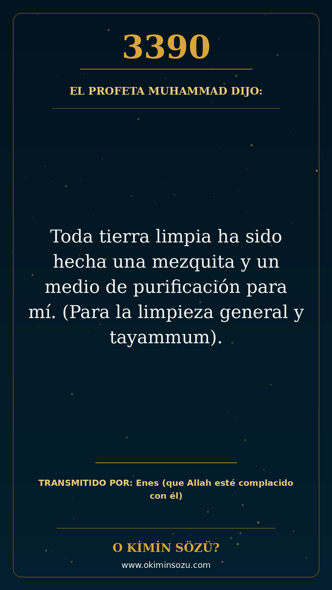 hadis 3390 es