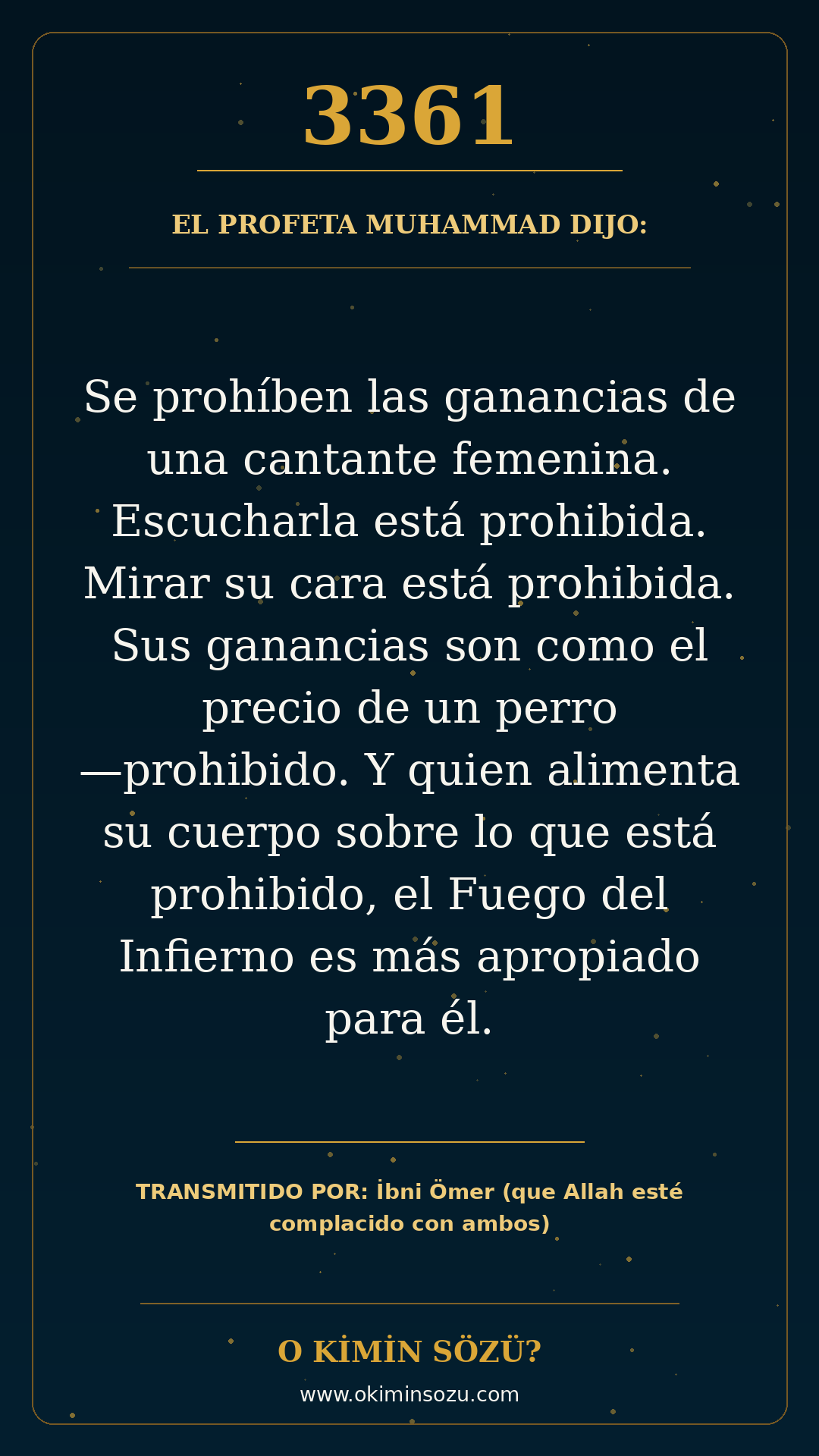 hadis 3361 es