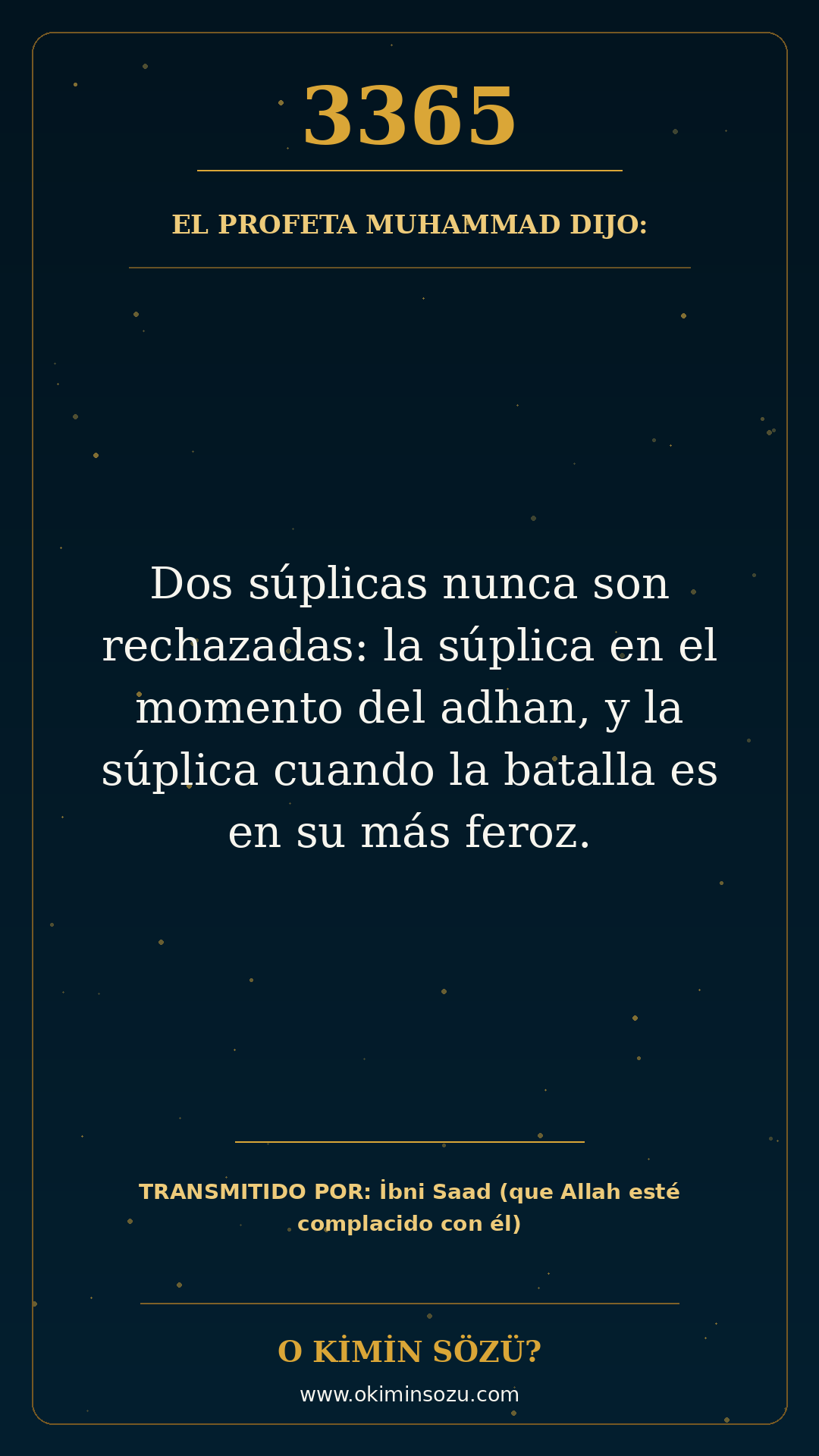 hadis 3365 es