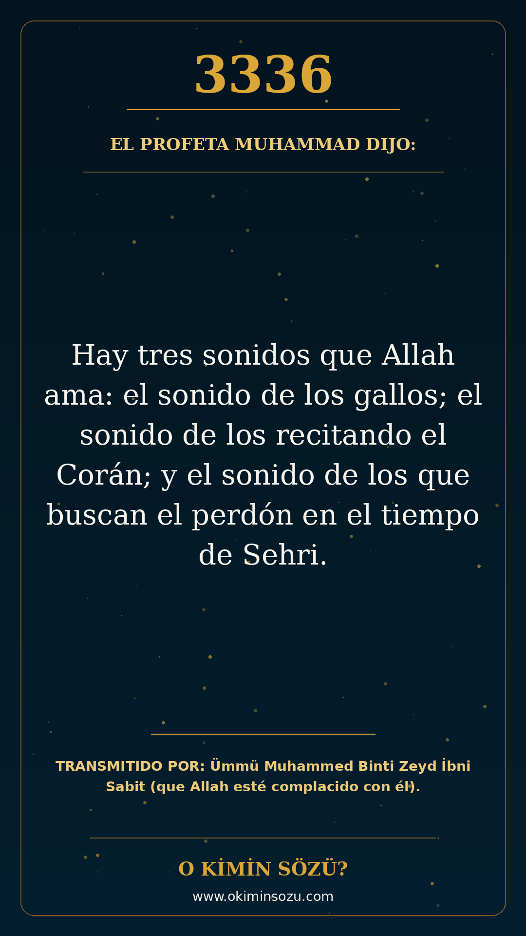 hadis 3336 es