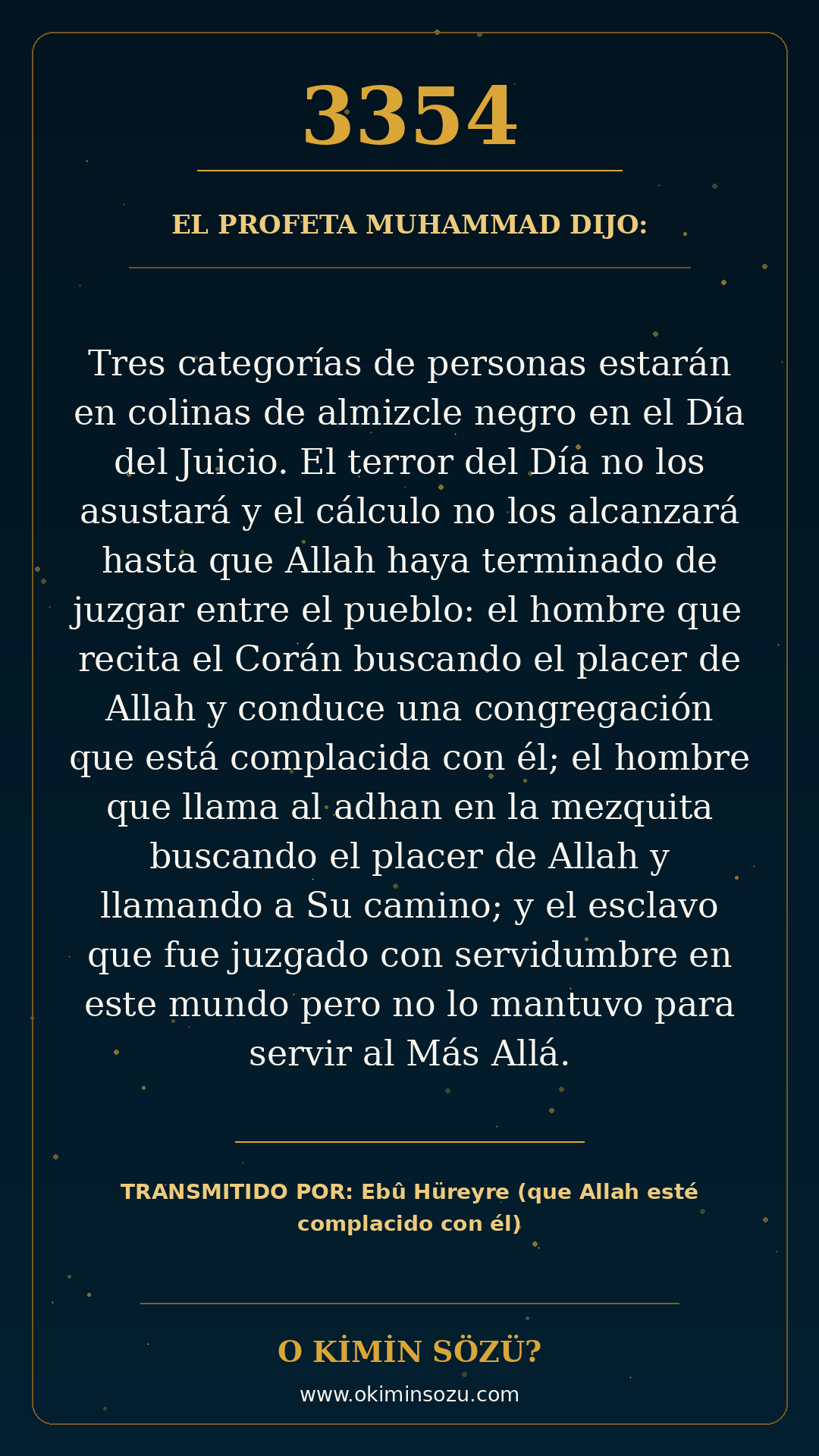 hadis 3354 es