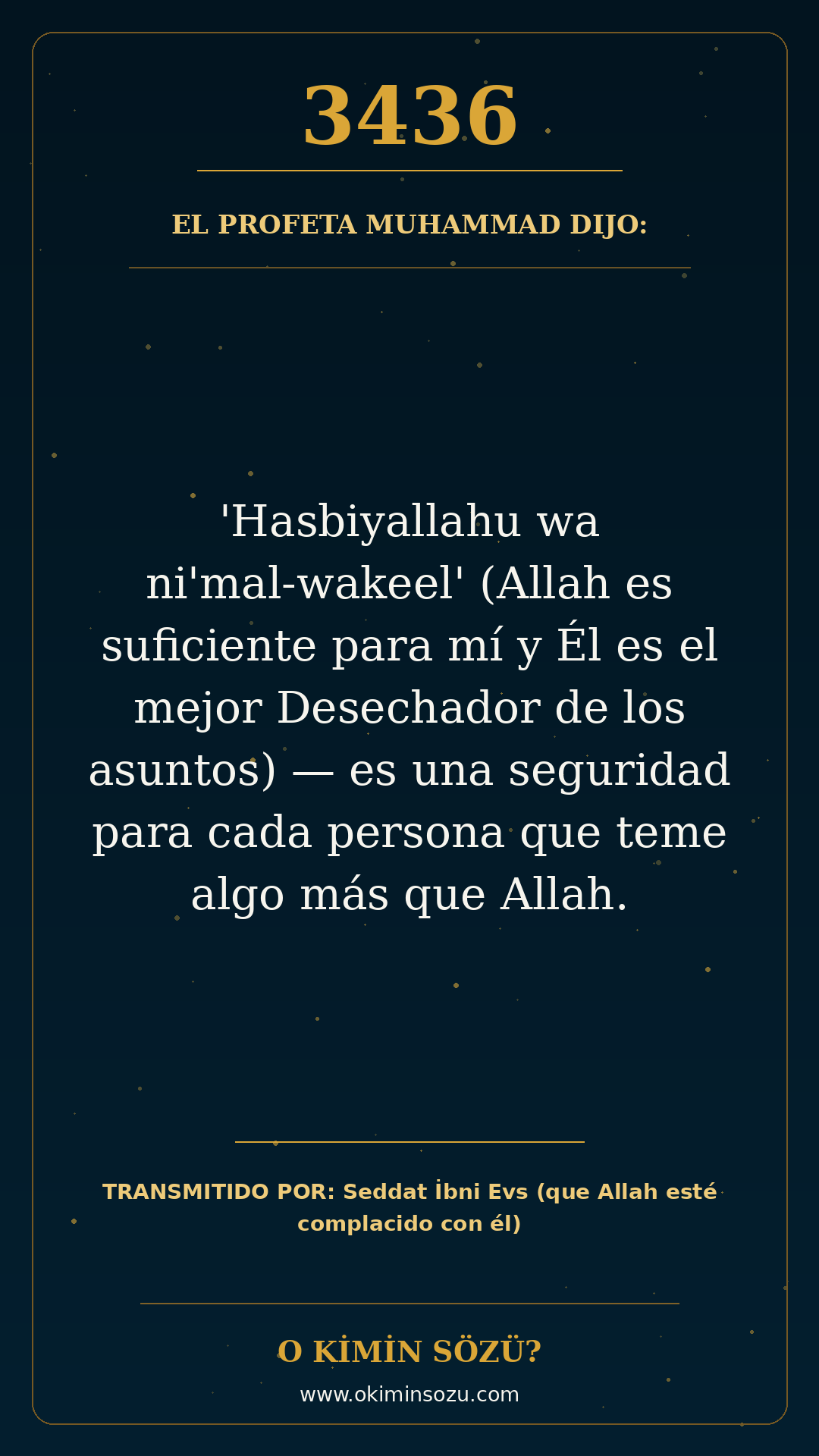 hadis 3436 es