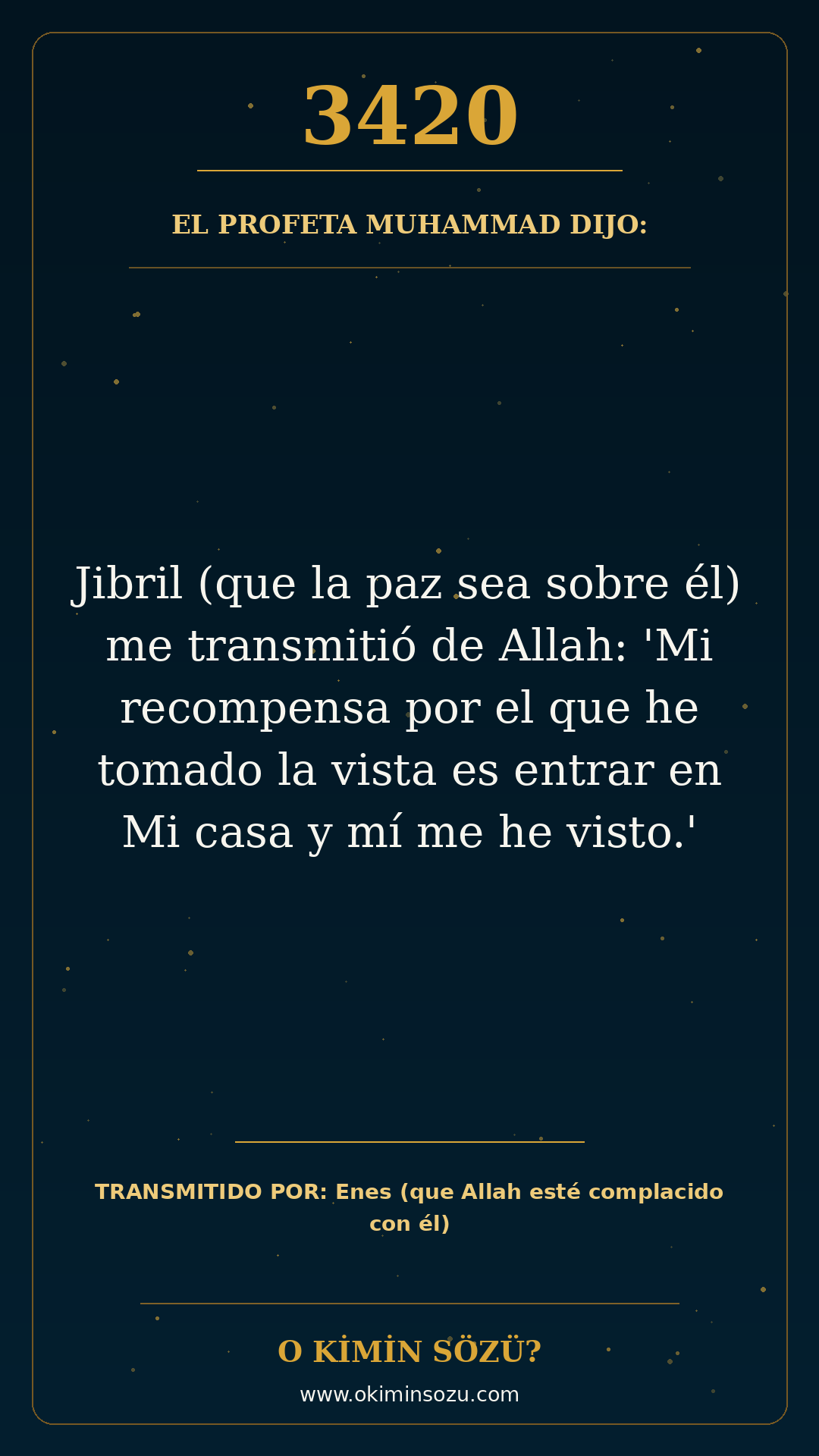hadis 3420 es