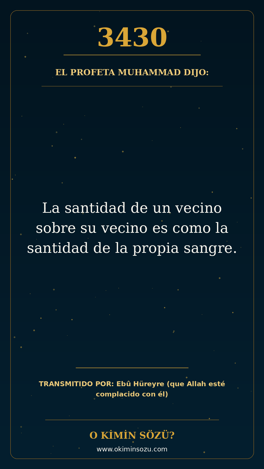 hadis 3430 es
