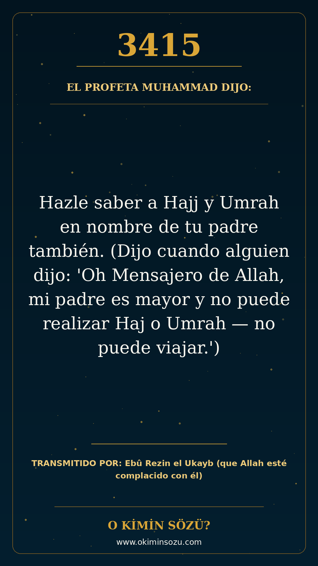 hadis 3415 es