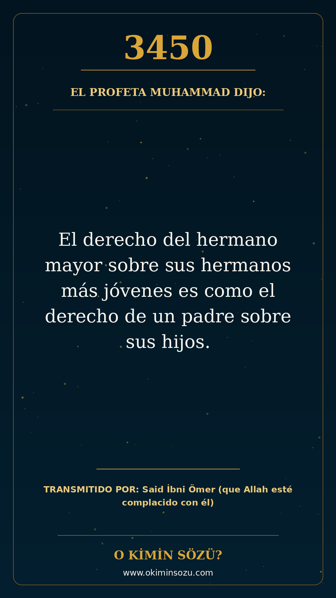 hadis 3450 es