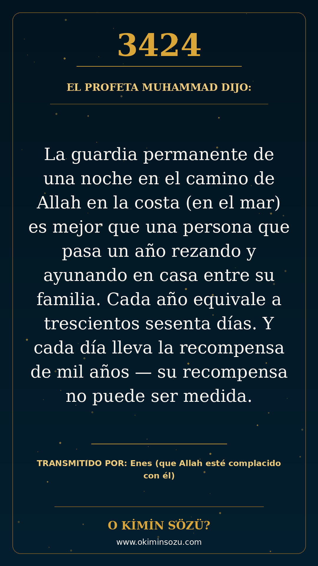 hadis 3424 es