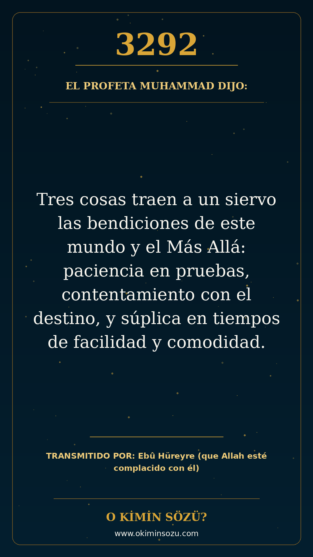 hadis 3292 es