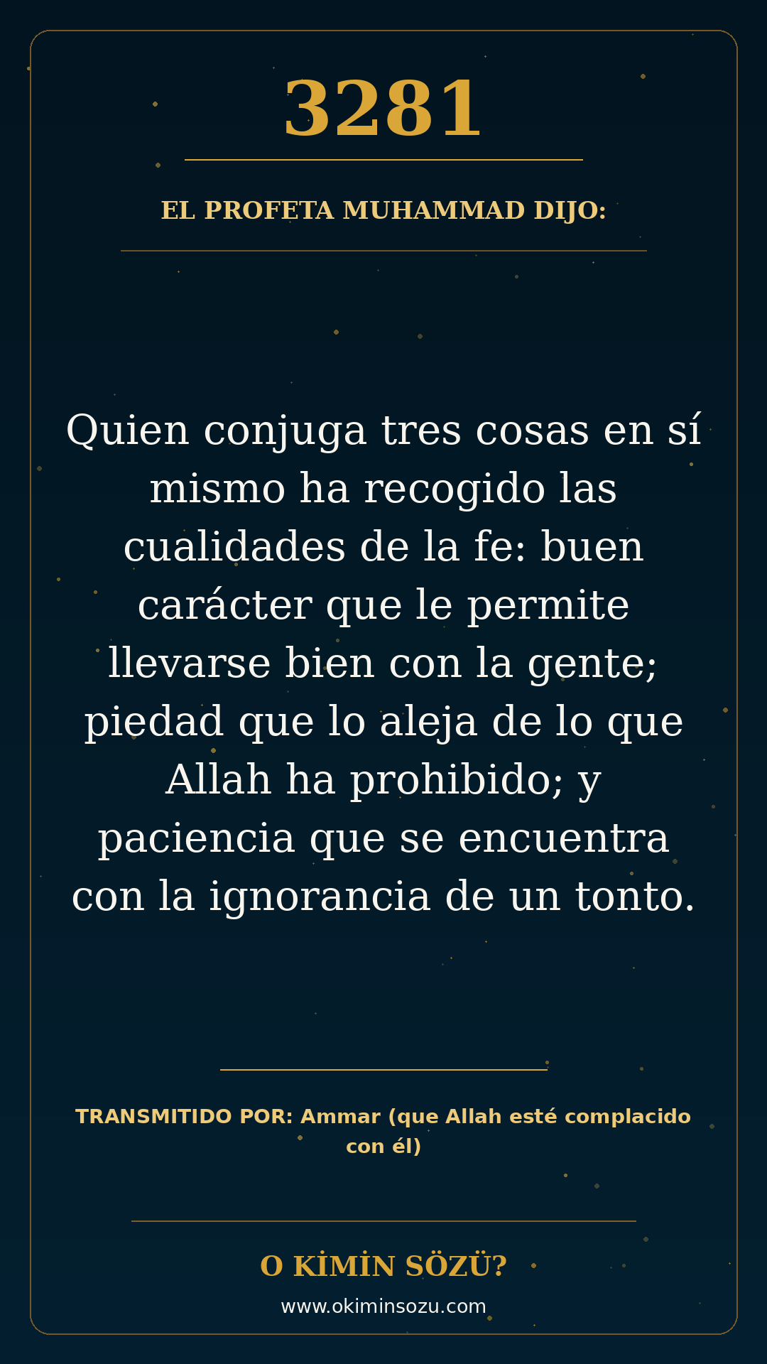 hadis 3281 es
