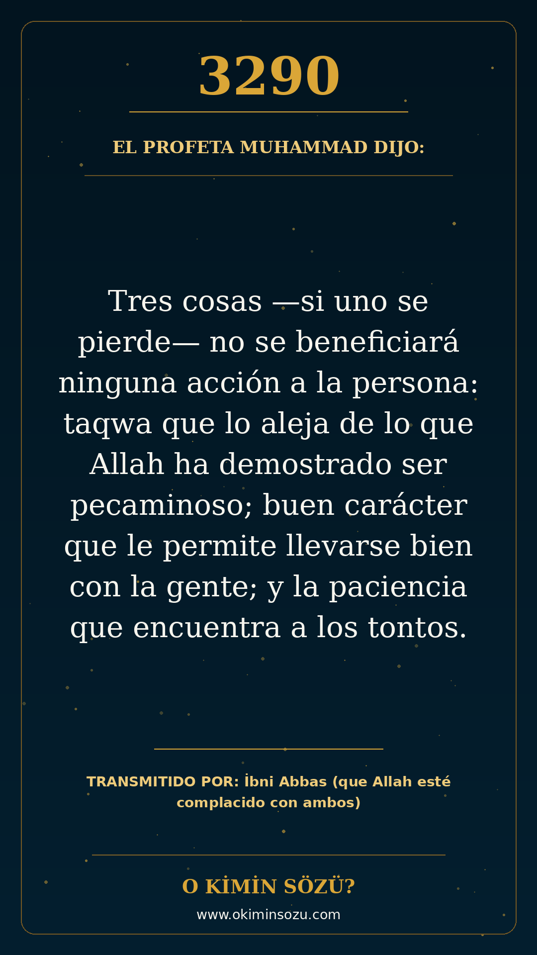 hadis 3290 es