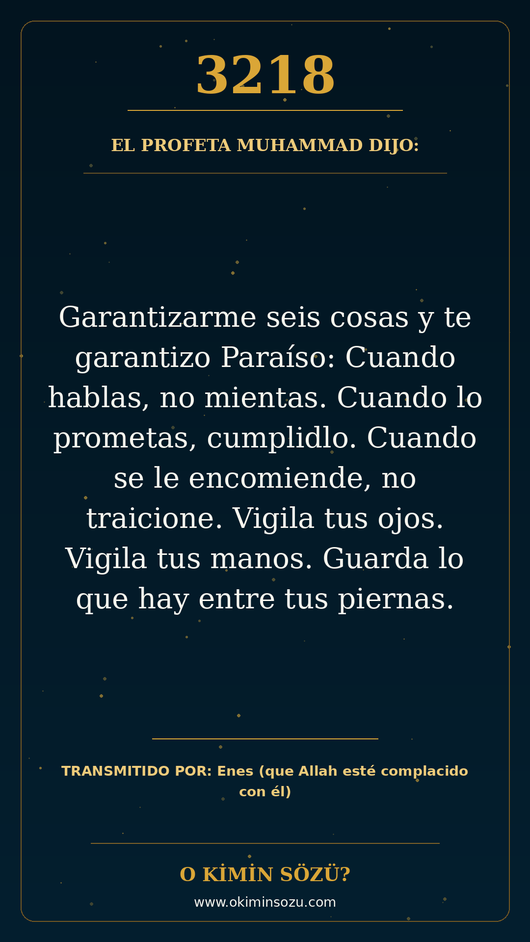 hadis 3218 es