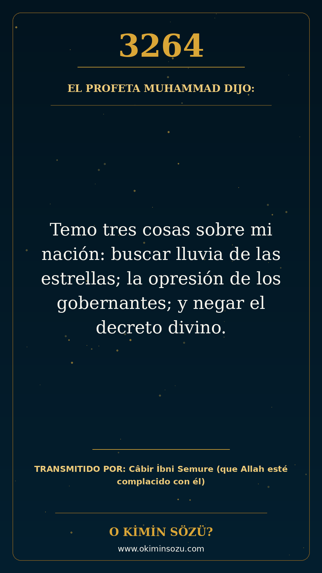 hadis 3264 es