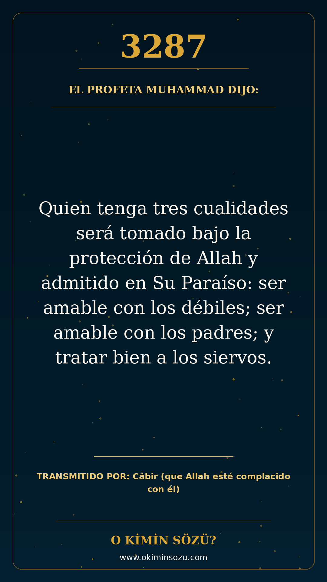 hadis 3287 es