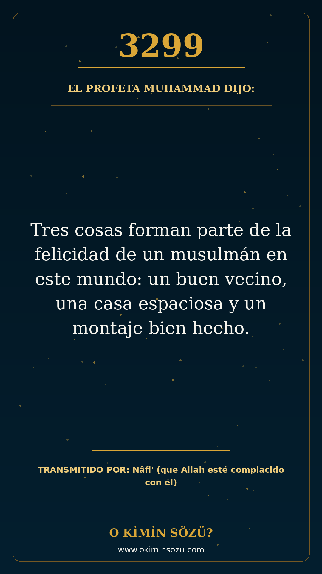hadis 3299 es