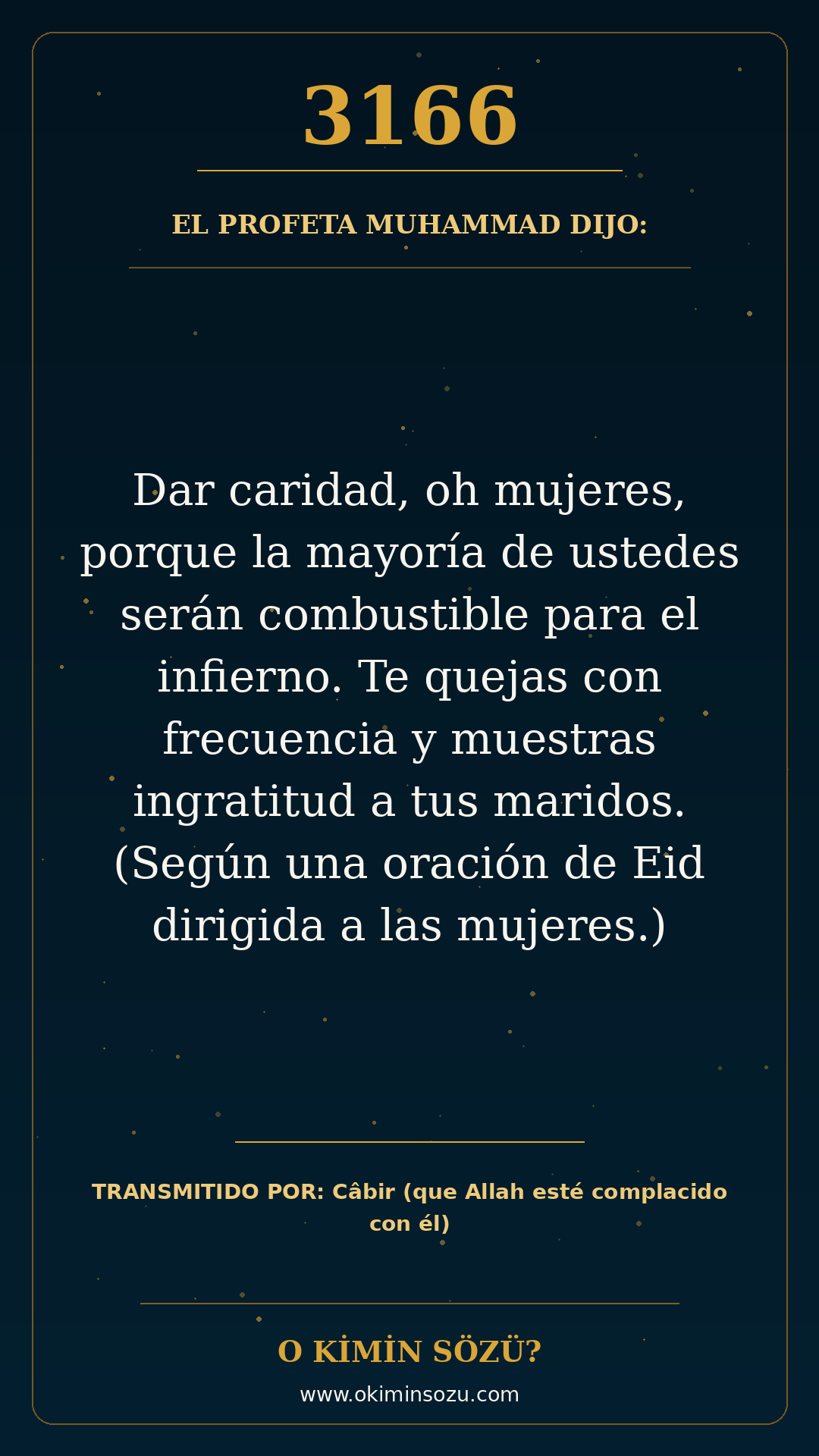 hadis 3166 es