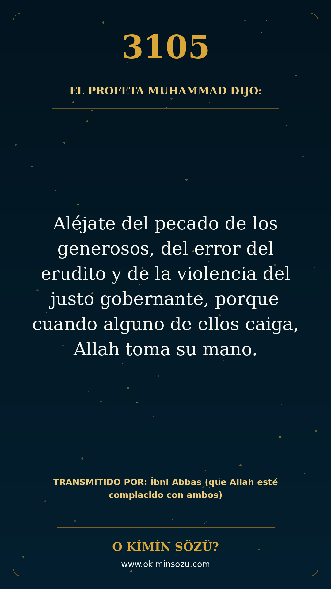 hadis 3105 es