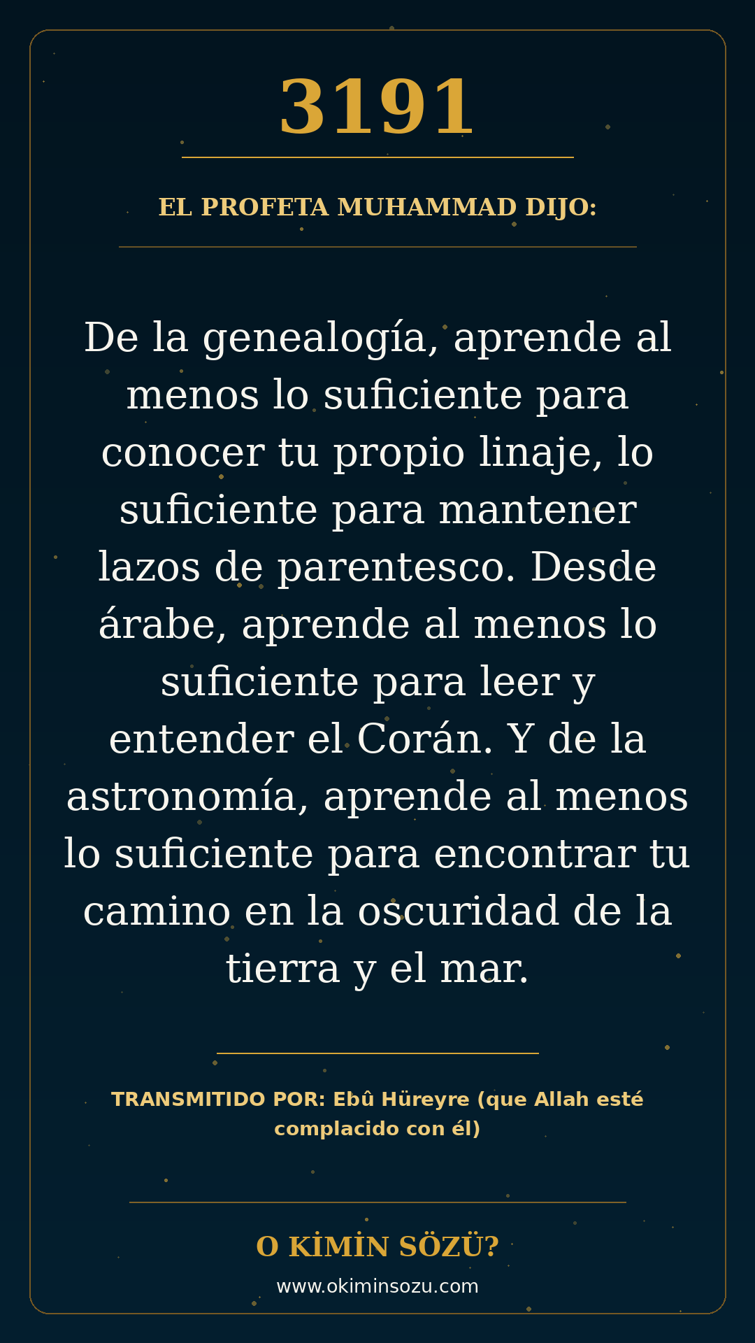 hadis 3191 es