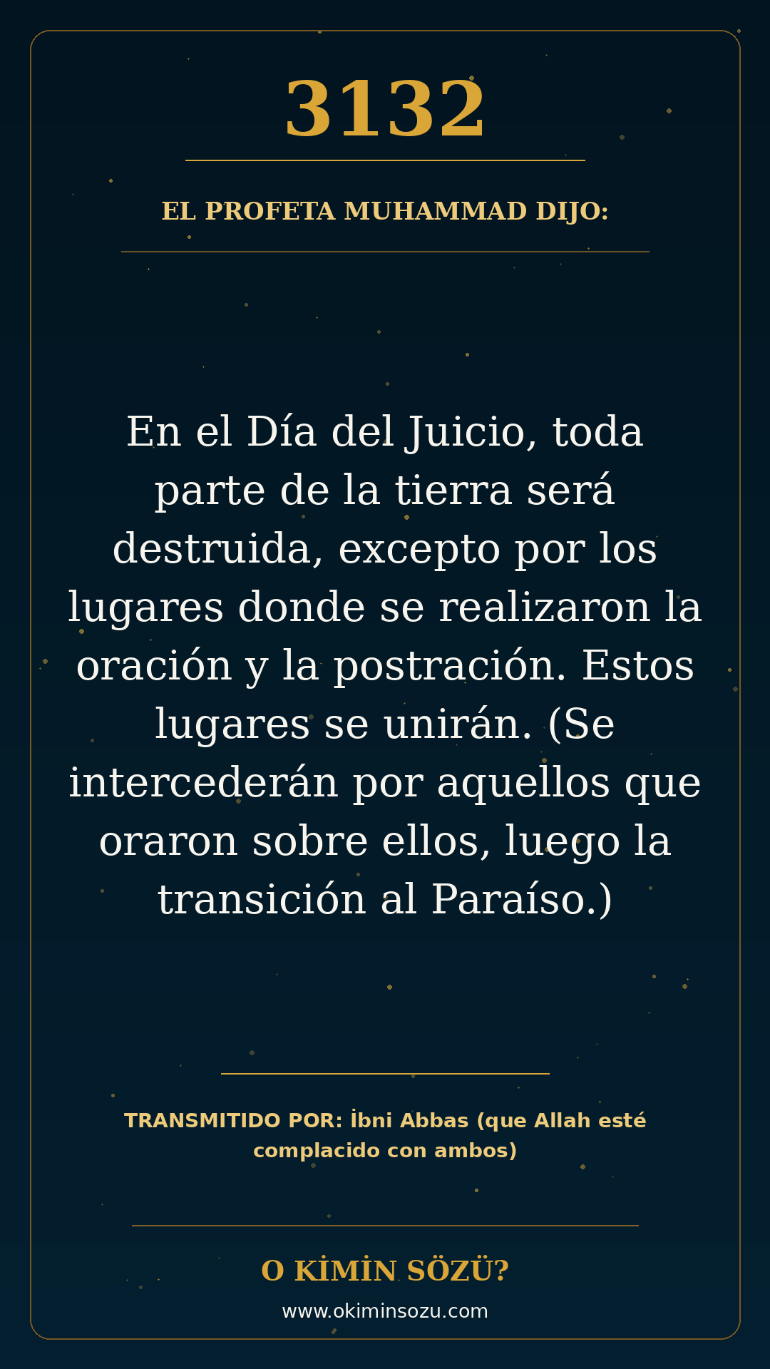 hadis 3132 es