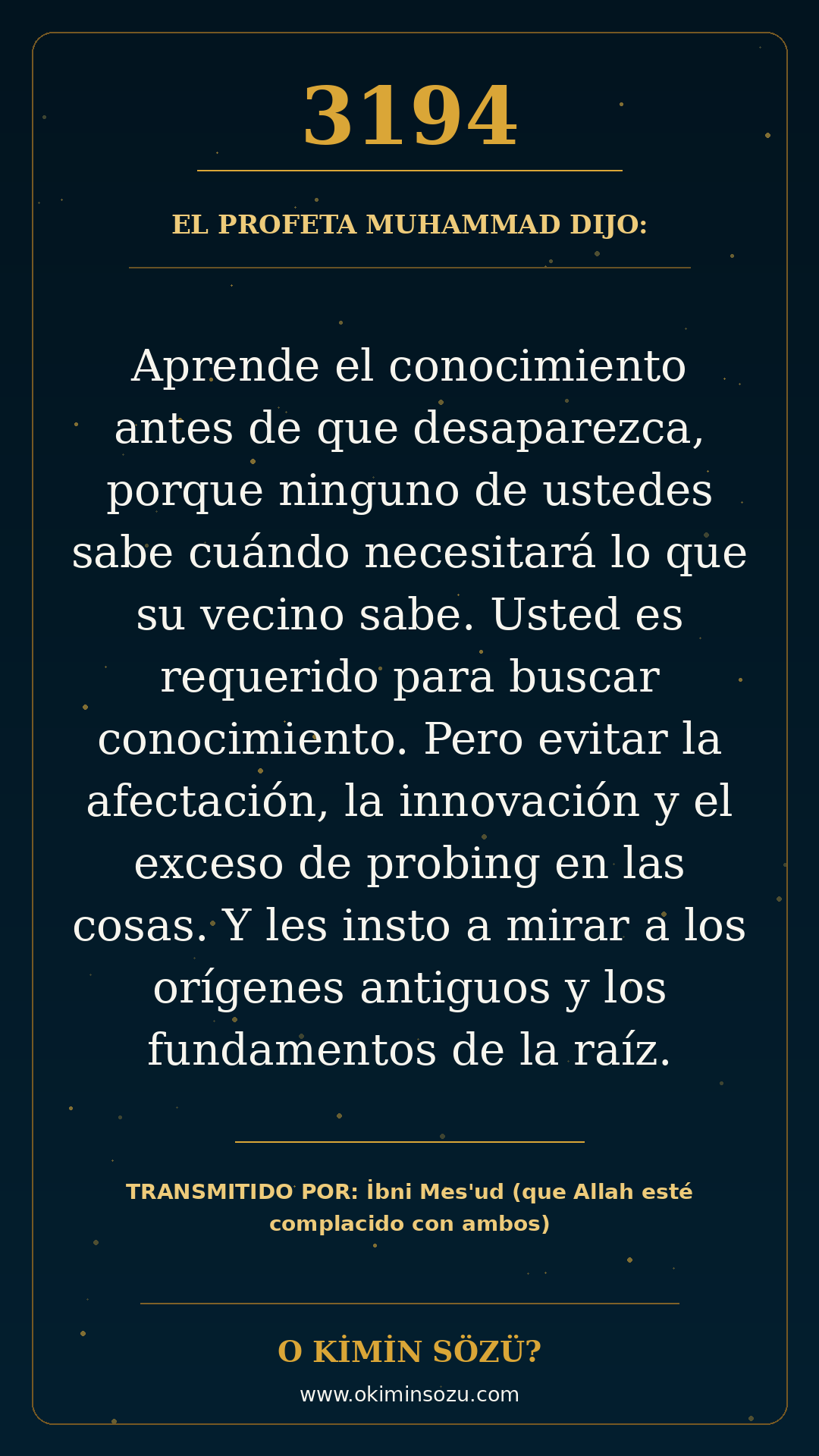 hadis 3194 es