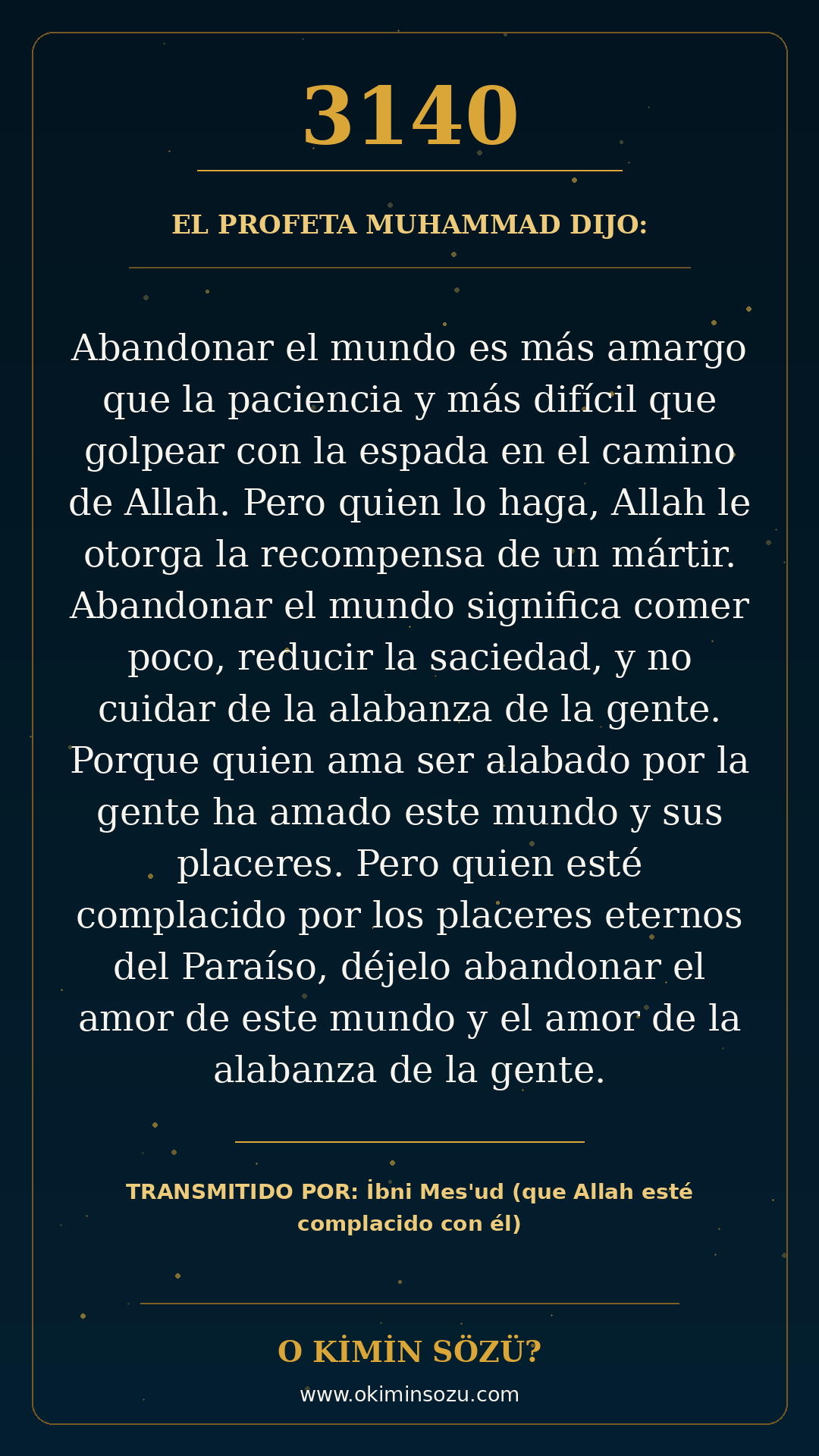 hadis 3140 es
