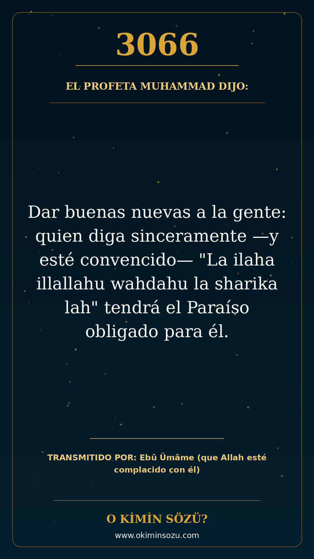 hadis 3066 es