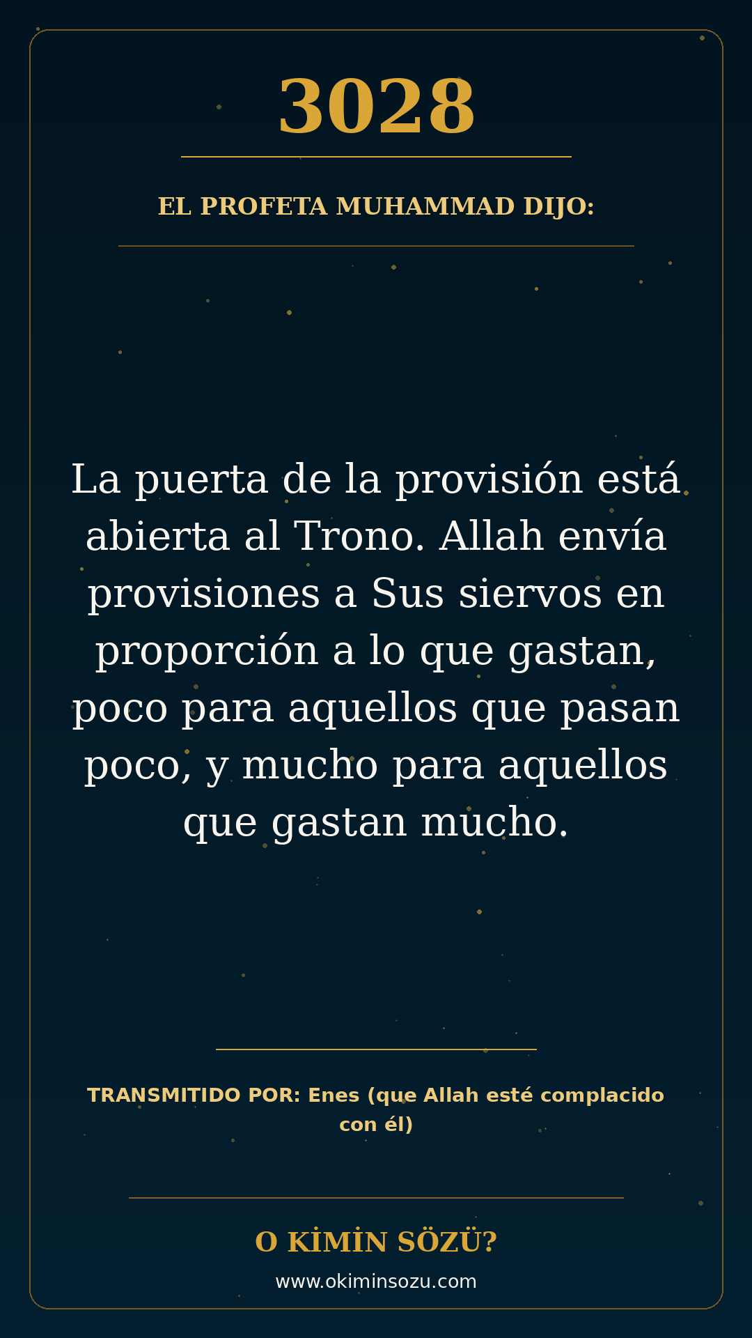 hadis 3028 es