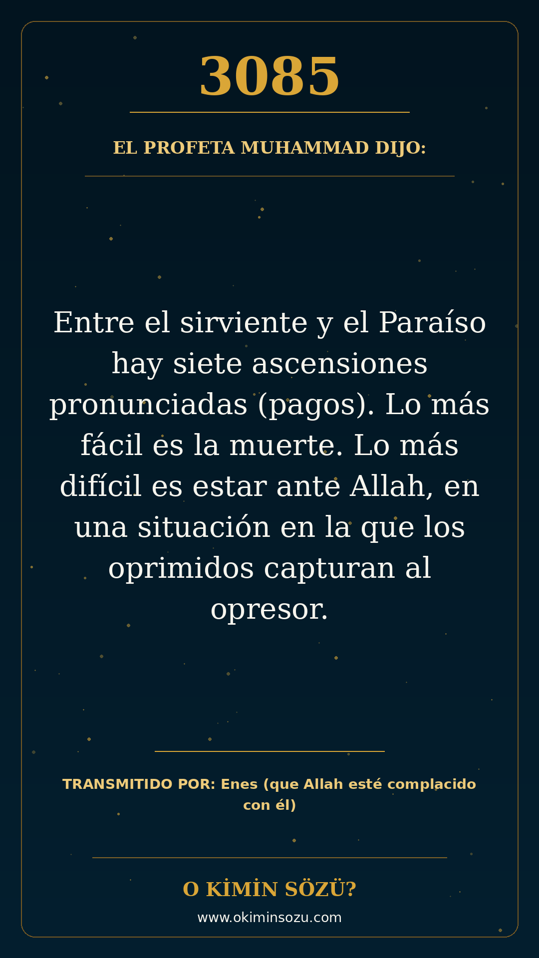 hadis 3085 es