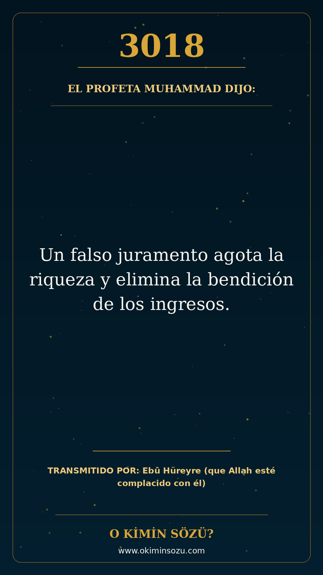 hadis 3018 es