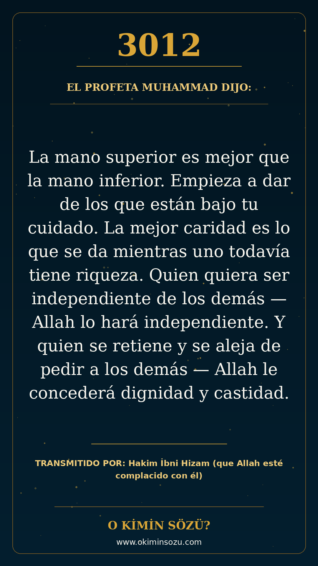 hadis 3012 es